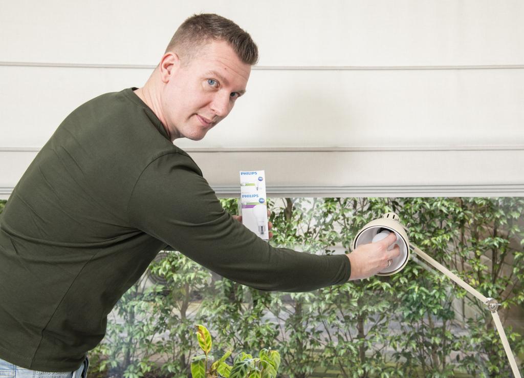 Gloeilampen vervangen voor led-lampen