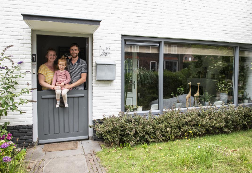 Charlotte, Alwin en hun dochtertje Daphne